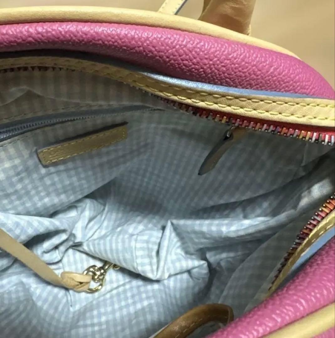 Dooney & Bourke ピンク レザー　ハンドバッグ