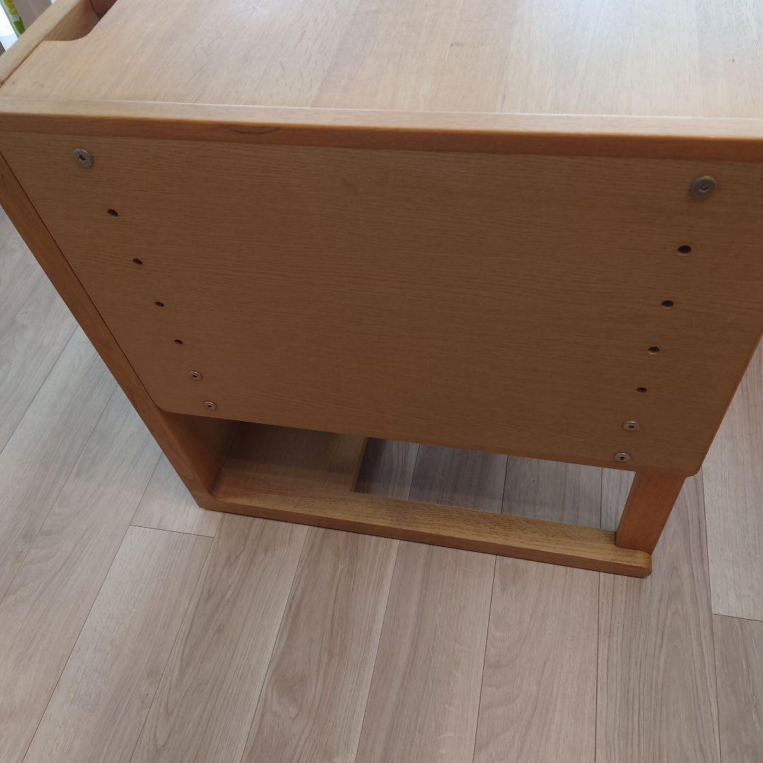 学びデスク　カリモク　木製デスク 引き出し付き 120cm