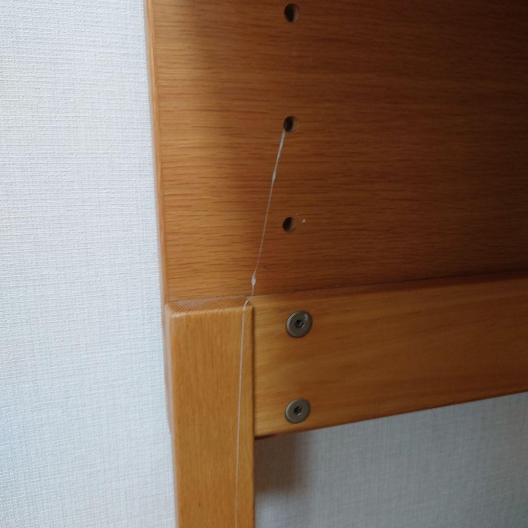 学びデスク　カリモク　木製デスク 引き出し付き 120cm