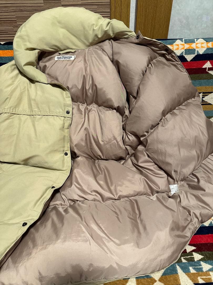 ジャケット・アウター COOTIE 60/40 Cloth Down Jacket Beige L