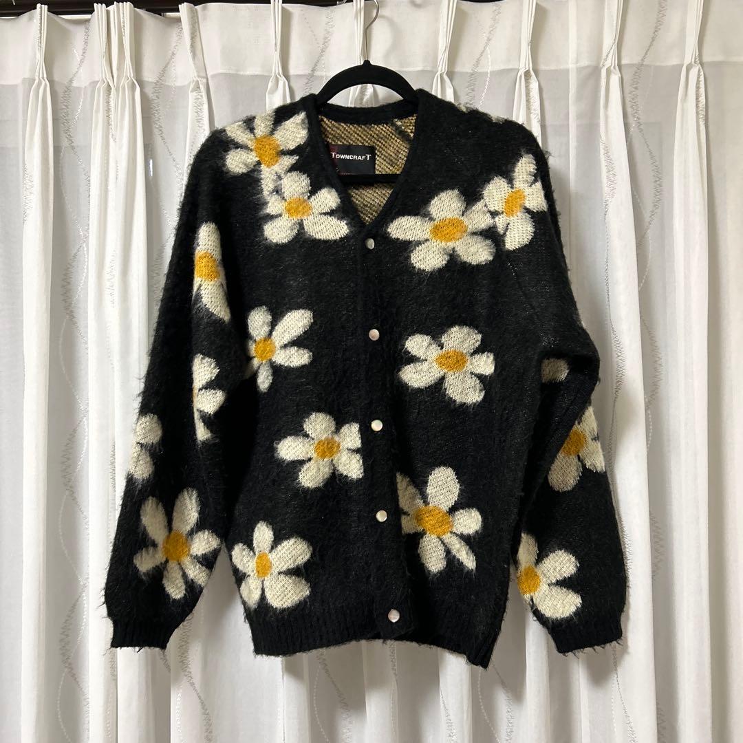 TOWNCRAFT 花柄カーディガン - メルカリ