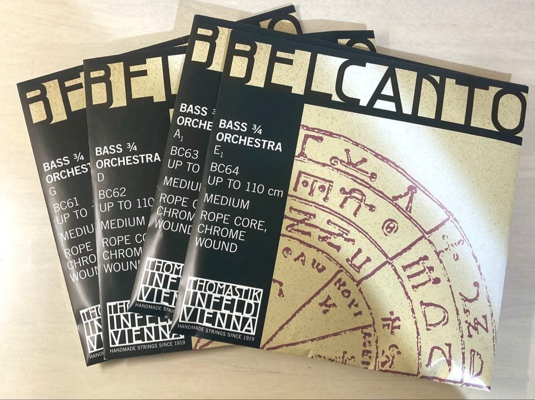 コントラバス弦（オーケストラ）ベルカント《箱付き》