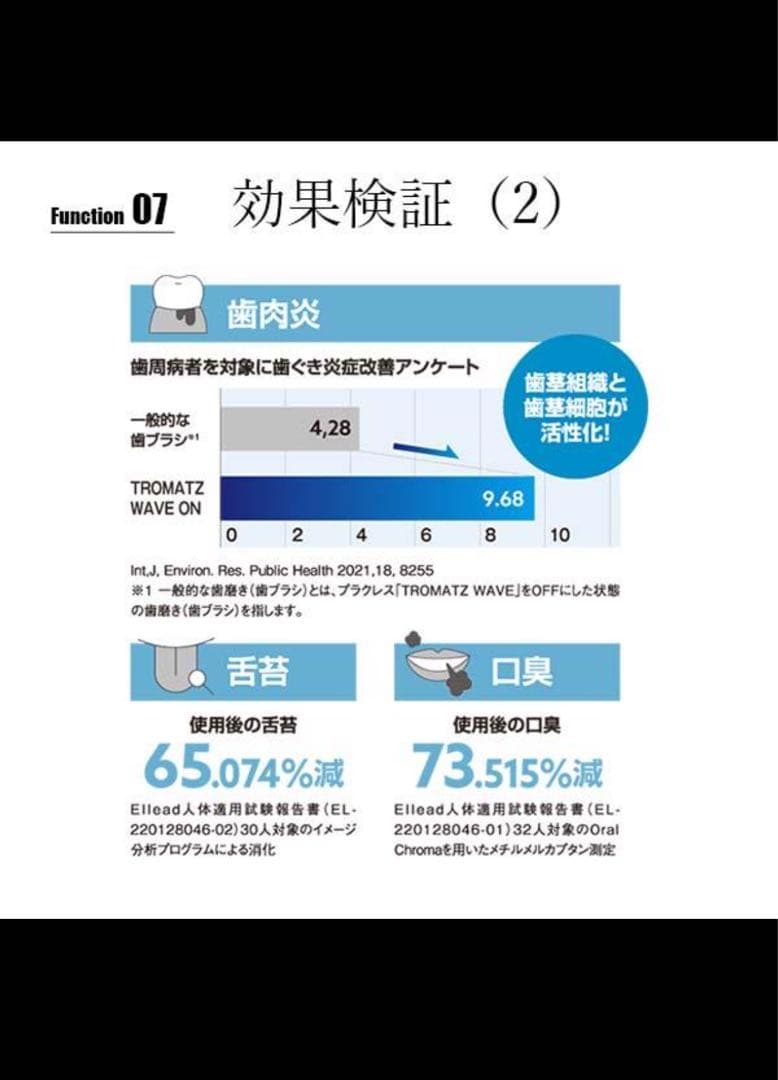 PLAQLES プラクレス　TROMATZ-S-P 電動歯ブラシ　新品未開封
