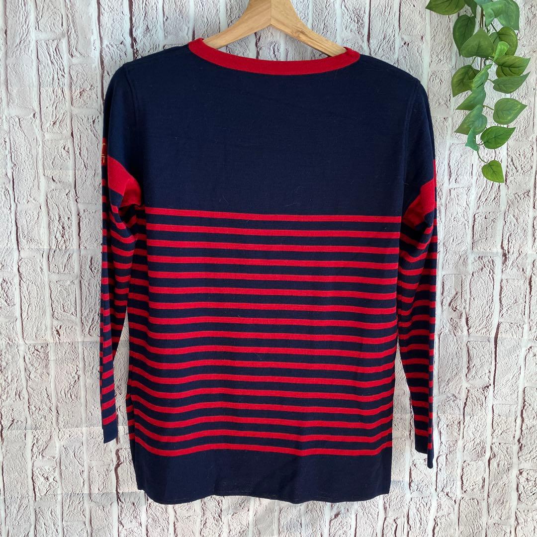 【美品】Christian Dior SPORTS ボーダーニットセーター