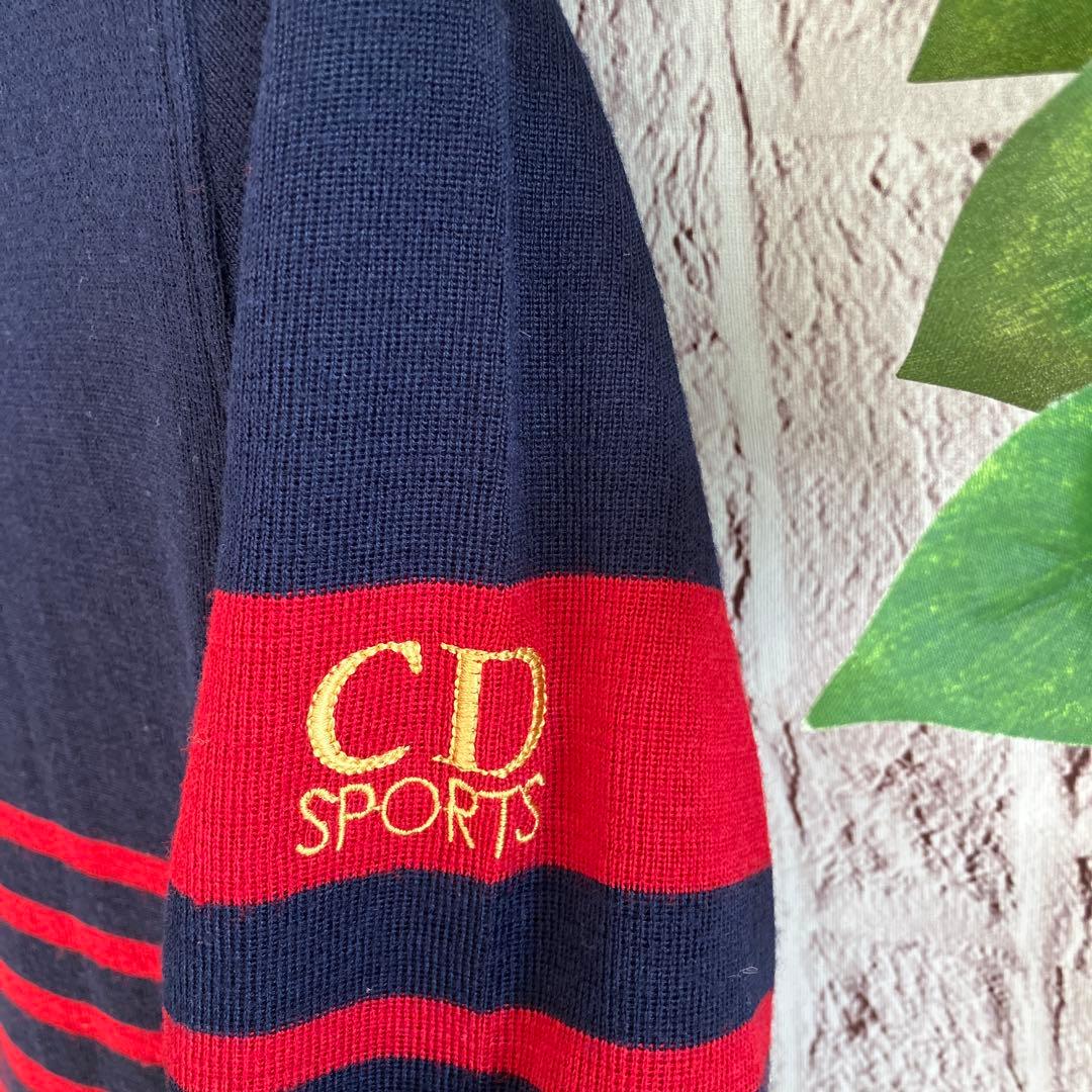 【美品】Christian Dior SPORTS ボーダーニットセーター