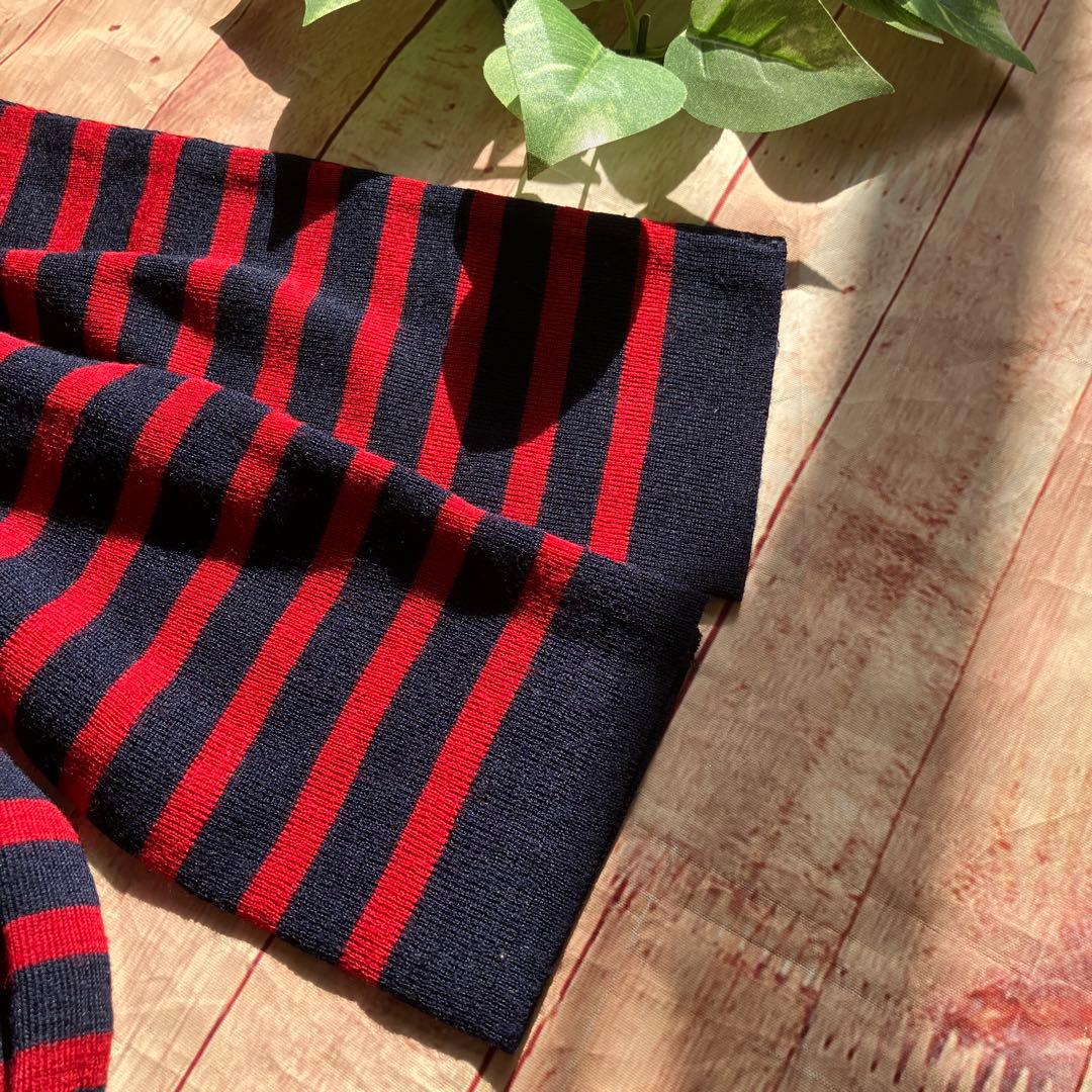 【美品】Christian Dior SPORTS ボーダーニットセーター