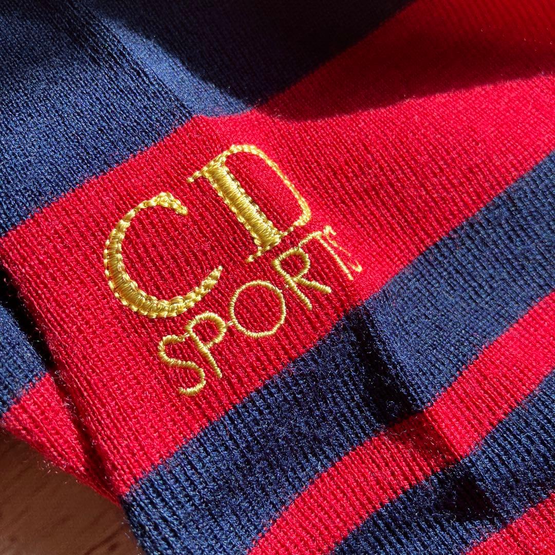 【美品】Christian Dior SPORTS ボーダーニットセーター