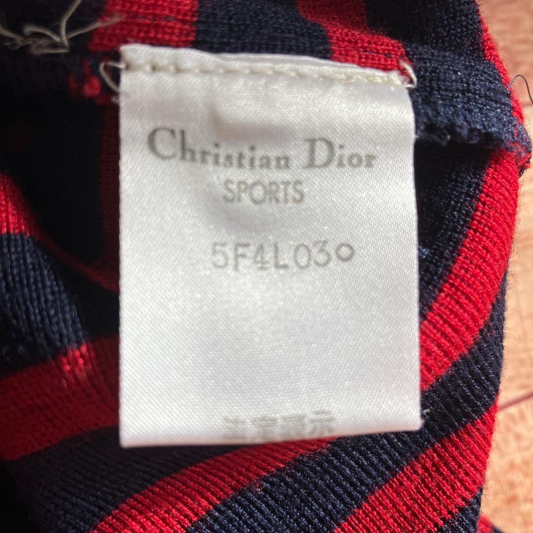 【美品】Christian Dior SPORTS ボーダーニットセーター