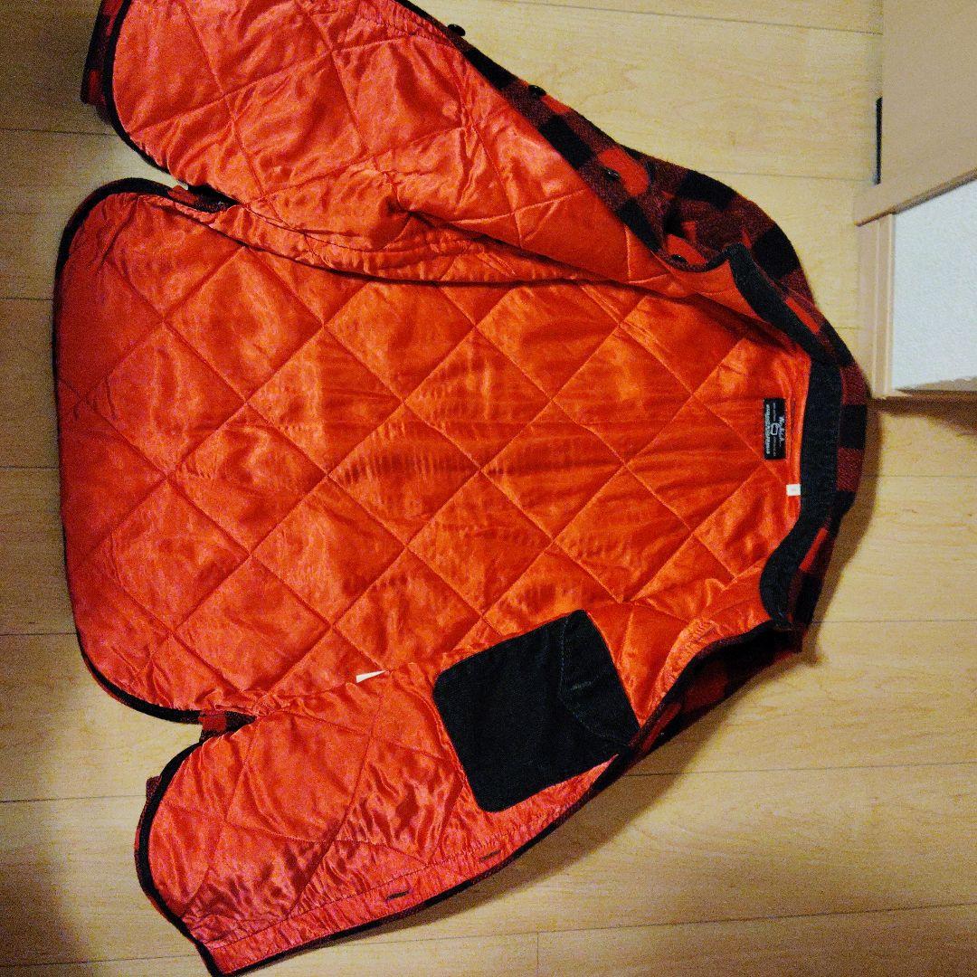 ハリウッドランチマーケット ウールリッチ CPO 中綿 赤/黒 3 - メルカリ