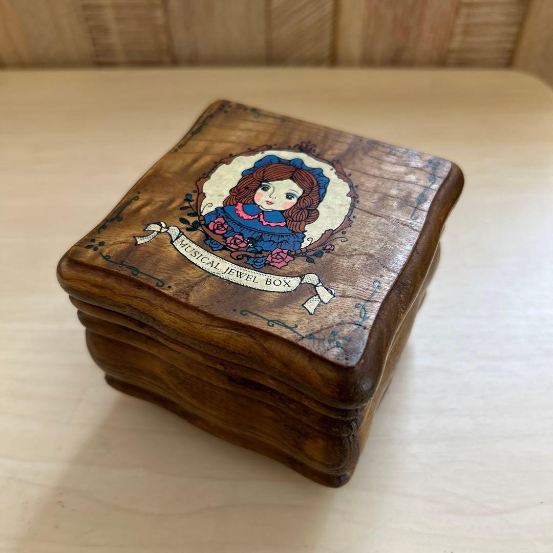 木箱 オルゴール アンティーク レトロ - メルカリ