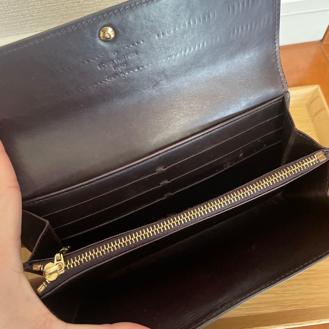 ルイ・ヴィトン　ヴェルニ長財布　パープル
