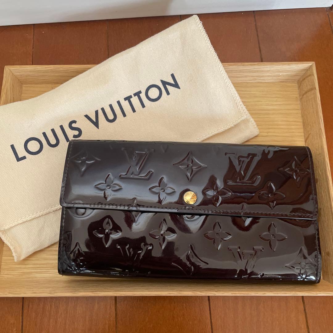 ルイ・ヴィトン　ヴェルニ長財布　パープル