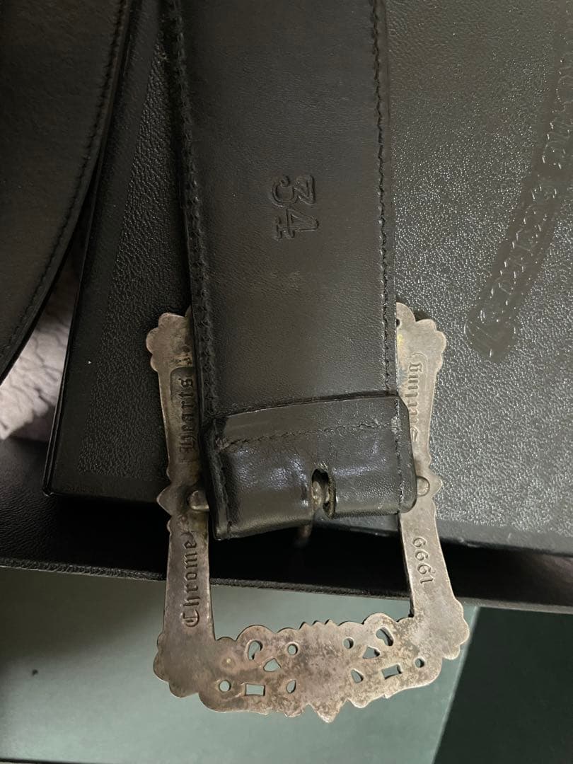 クロムハーツ　OTJベルト フィリグリー　インボイス原本