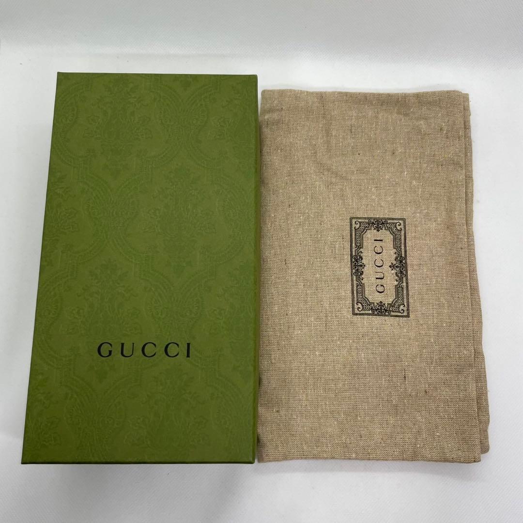 【美品/付属品完備】グッチ 456117 ・496334 GGマーモント 長財布