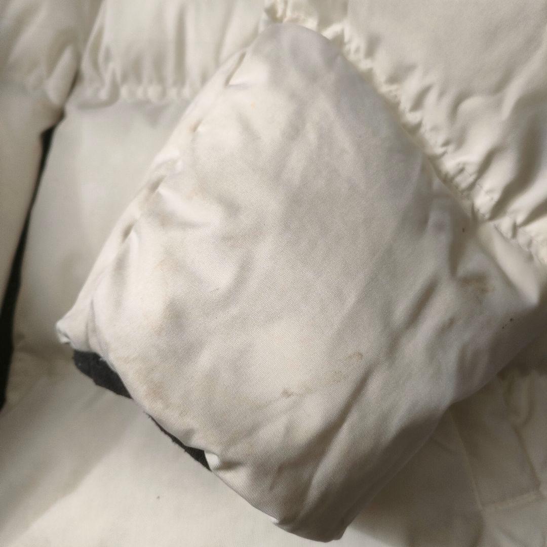 NIKE リバーシブル ダウンジャケット グレー×ホワイト M