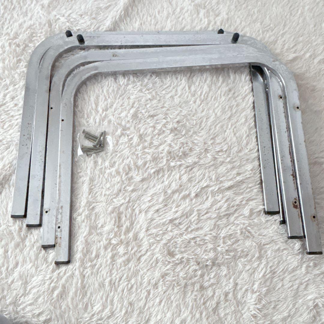 美品】80S 90S アンティーク アイアン クロー ガラステーブル - メルカリ