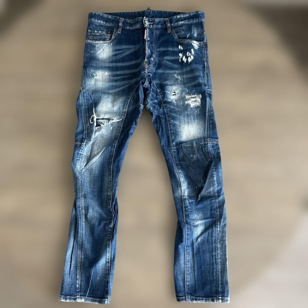 DSQUARED2 ダメージ加工 デニム 48 - メルカリ
