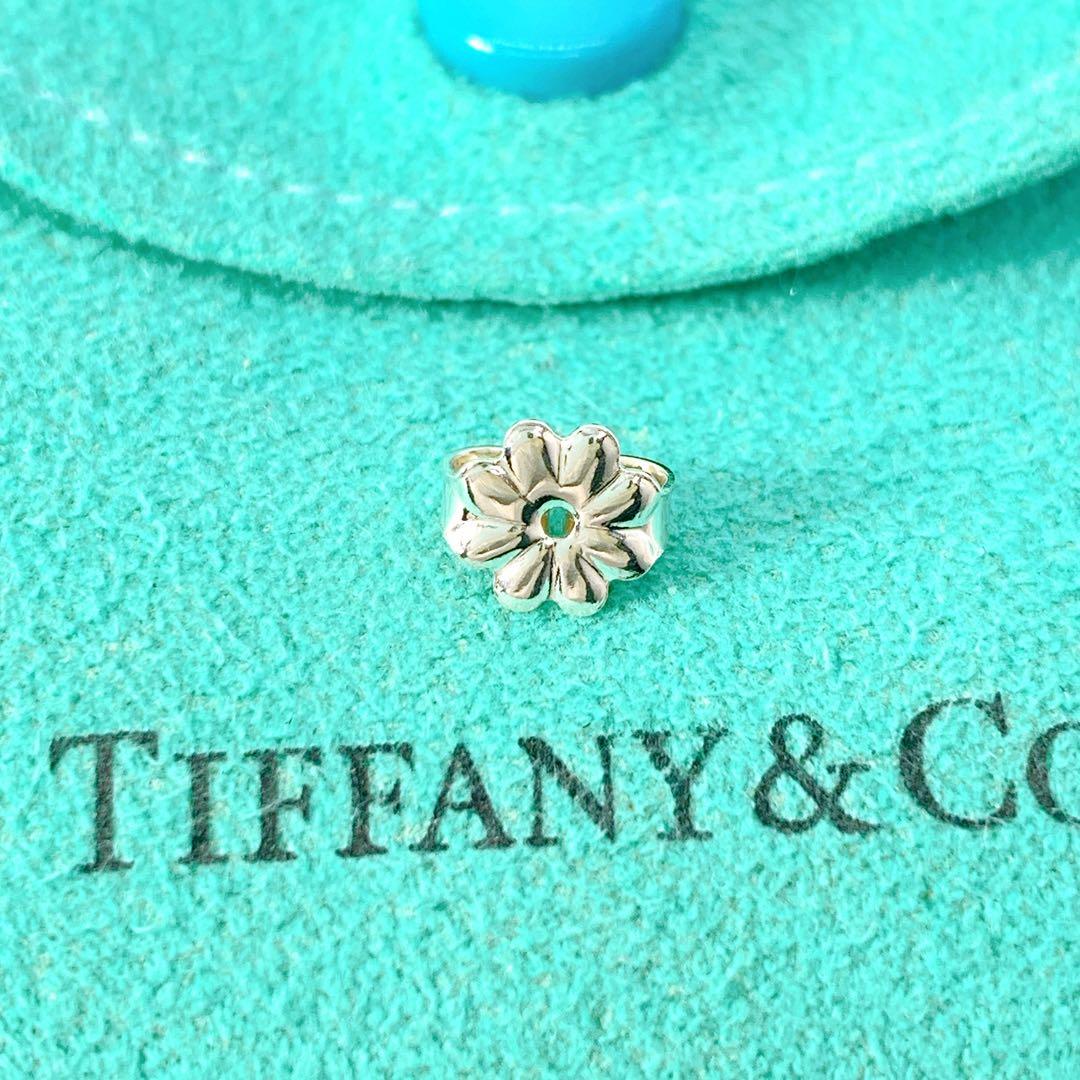 美品 ティファニー 1837 ナロー フープ 片耳 ピアス シルバー925