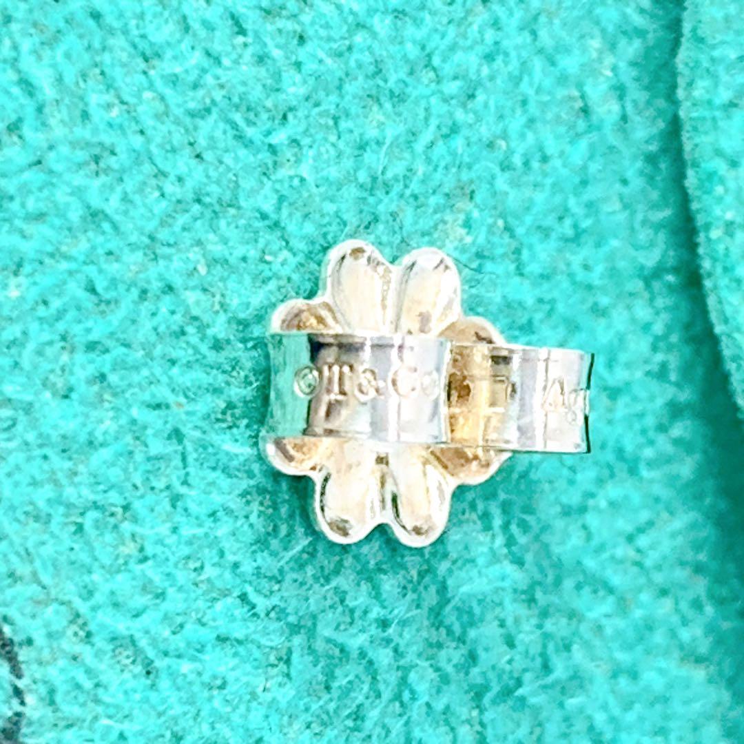 美品 ティファニー 1837 ナロー フープ 片耳 ピアス シルバー925