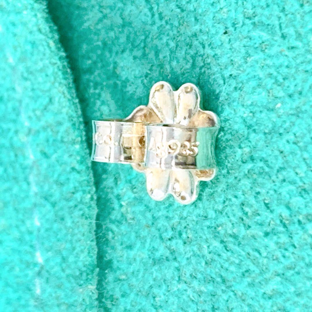 美品 ティファニー 1837 ナロー フープ 片耳 ピアス シルバー925