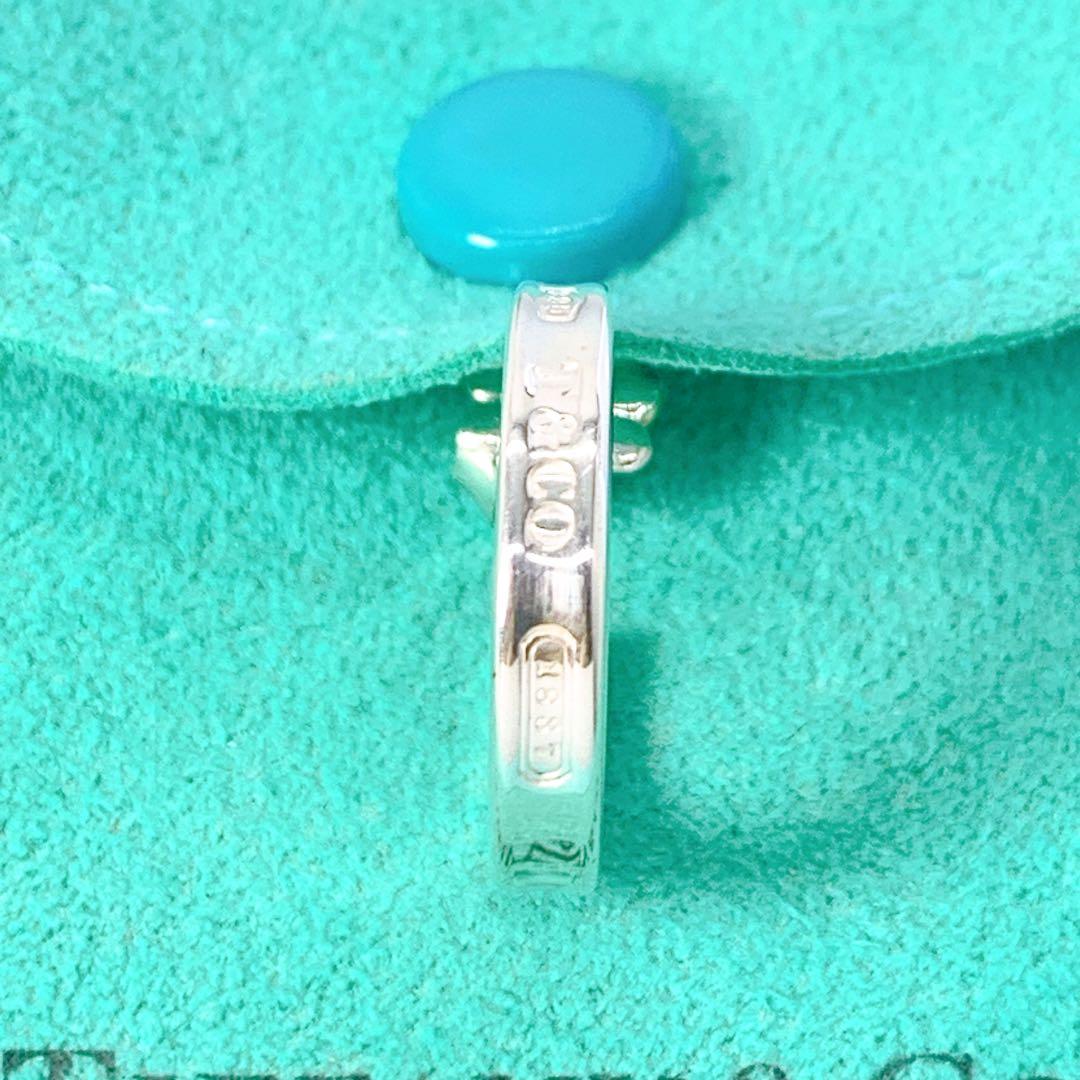 美品 ティファニー 1837 ナロー フープ 片耳 ピアス シルバー925