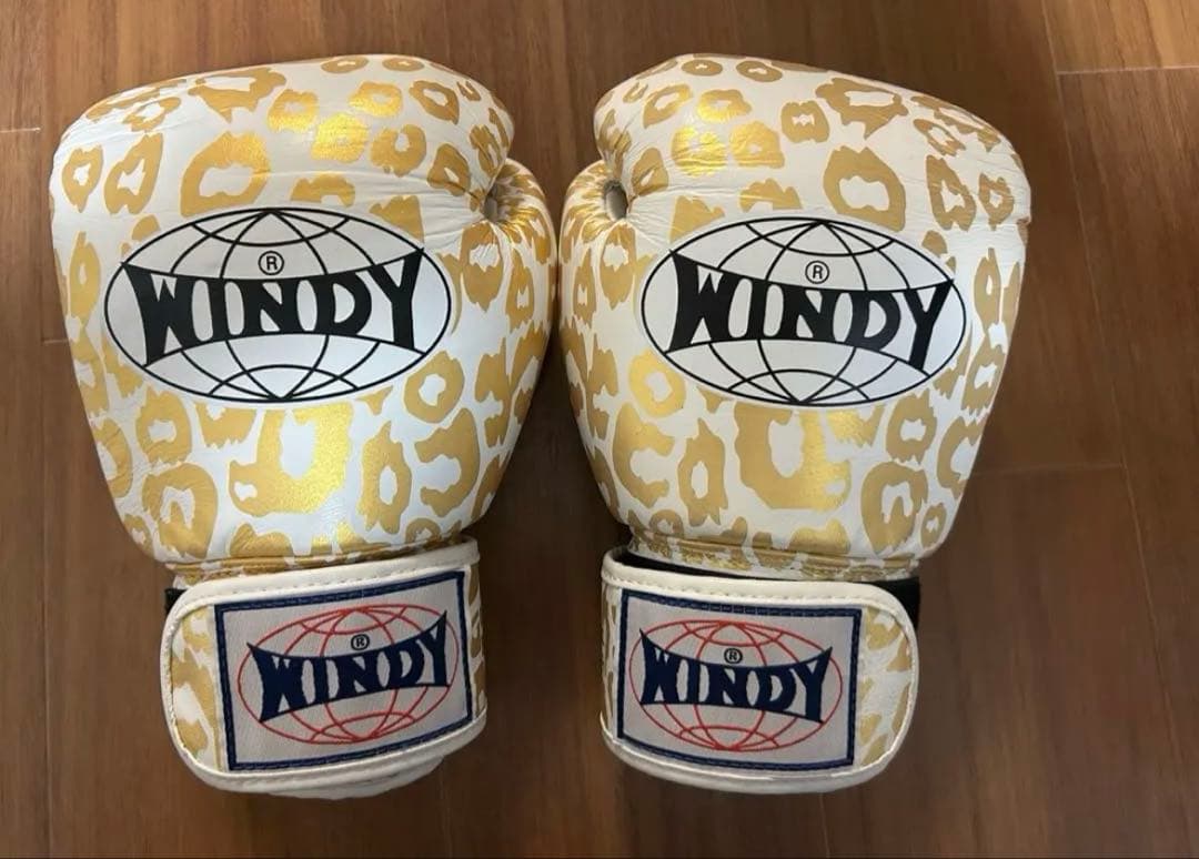 WINDY ボクシンググローブ 8oz ヒョウ柄 レガンス付き - メルカリ