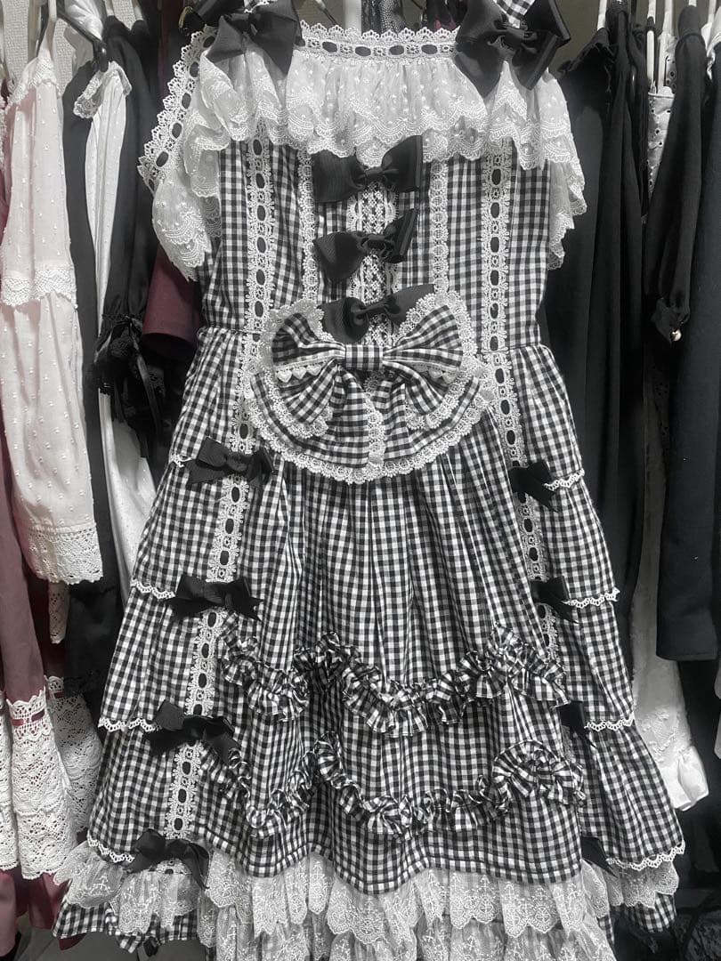 【最終値下げ】アンドロミオ ギンガムチェック ジャンスカ