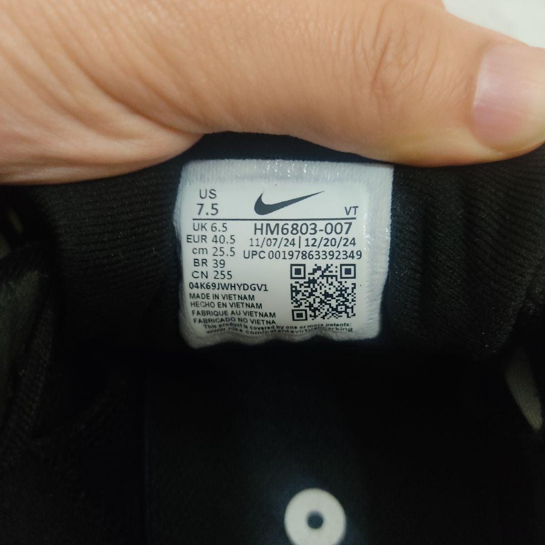 12km NIKE ボメロ18ランニングシューズ 25.5cm 黒 ブラック 箱