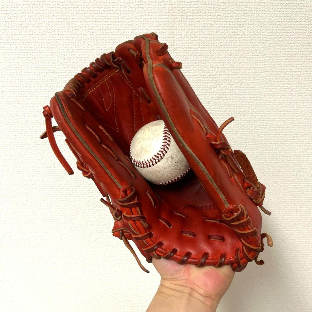 543 ミズノプロ 型抜群 美品 即戦力 軟式 投手用グローブ