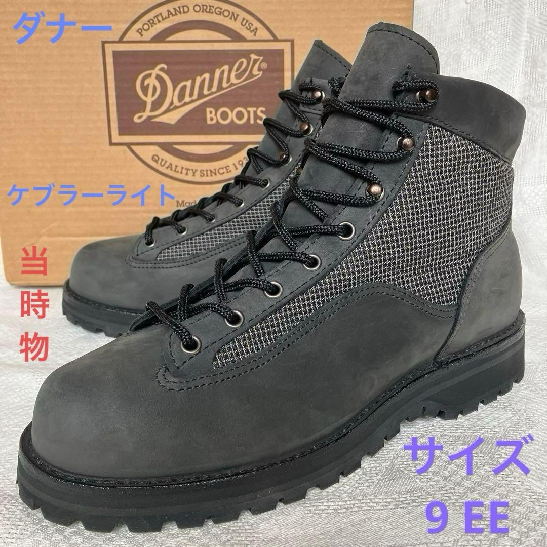 当時物 ダナー ケブラーライト プリント黒タグ USA製 9 27程度 美品