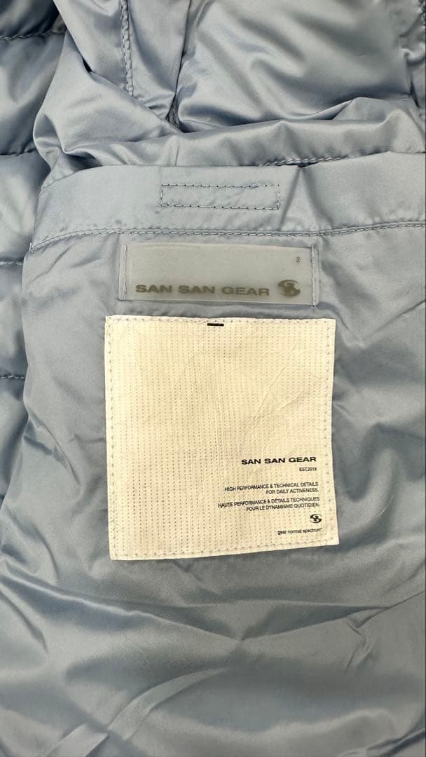SanSanGear 25FW サンサンギアダウンgray