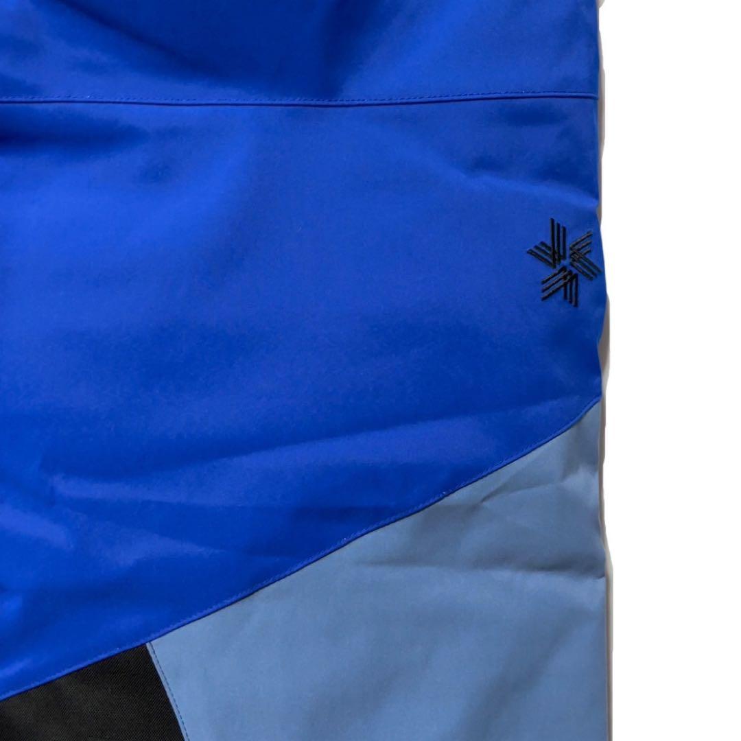 新品 ゴールドウィン ツートンカラー ワイド パンツ LP ラピス ラズリ S