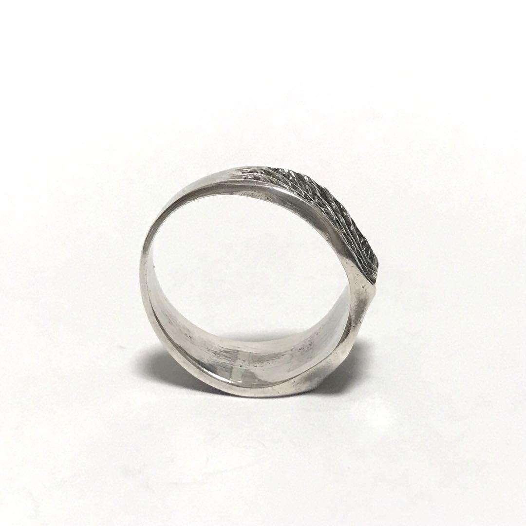 ハーレーダビッドソン 925 シルバーリング 18号 フェザー 1970年代