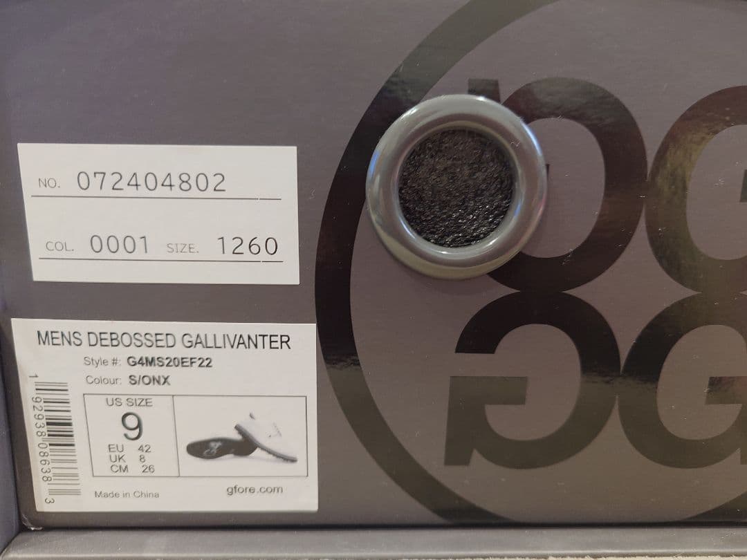 G/Fore ジーフォア デボスド ガリバンタースパイクレス 26cm