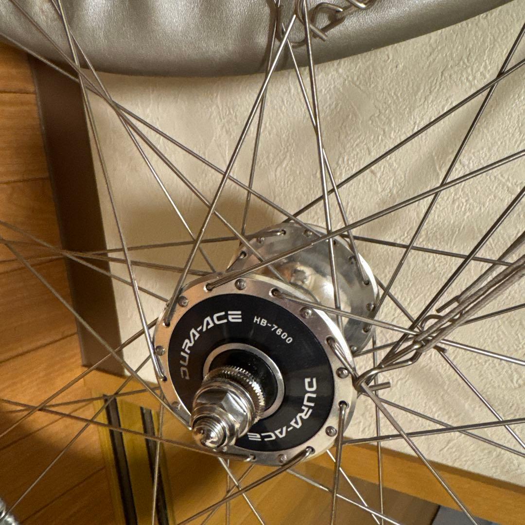 完組ホイール DURA-ACENJS競輪　レースで使ったました、練習用にどうぞ