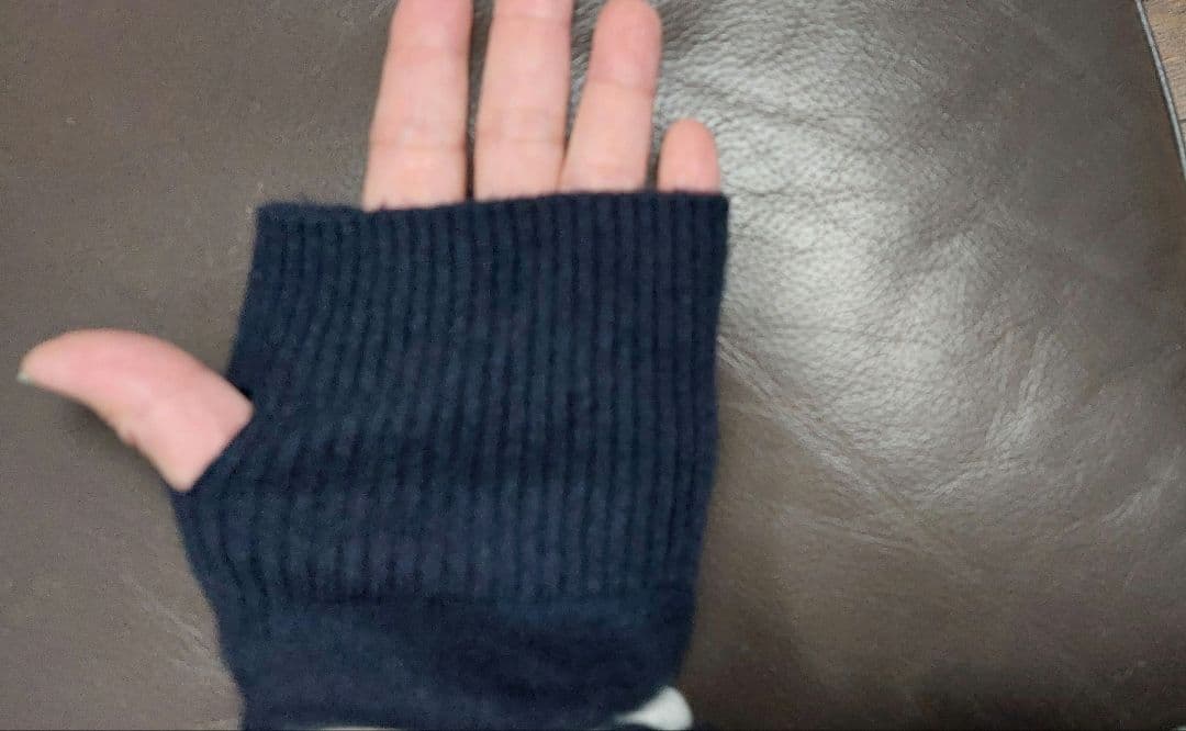 PEARLY GATES フード付きセーター ネイビー・ホワイト