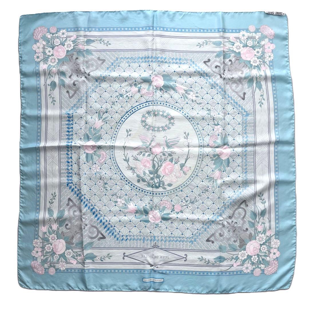 HERMES エルメス カレ90 スカーフ JEUX DE PAILLE 藁遊び