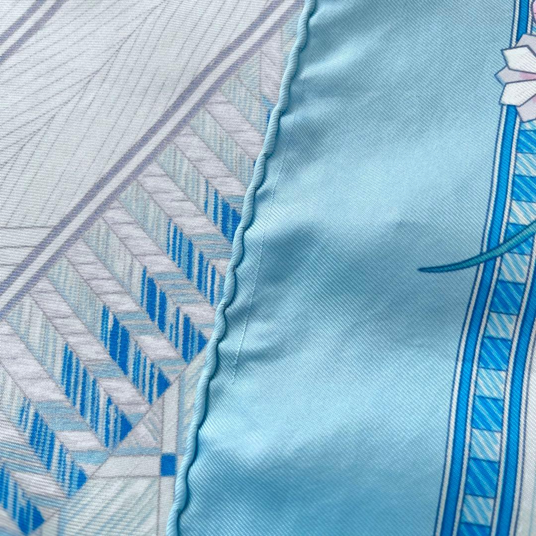 HERMES エルメス カレ90 スカーフ JEUX DE PAILLE 藁遊び