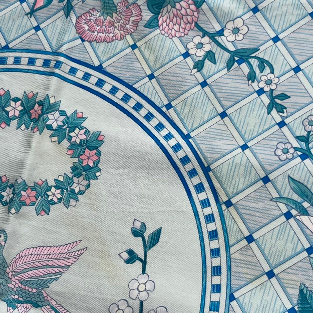 HERMES エルメス カレ90 スカーフ JEUX DE PAILLE 藁遊び