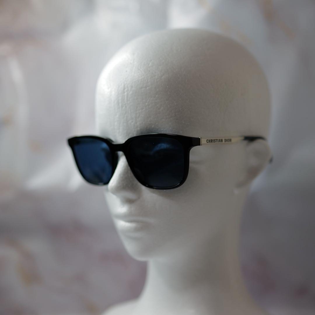 dior tag サングラス Y2K モード ウェリントン ケース付き レア