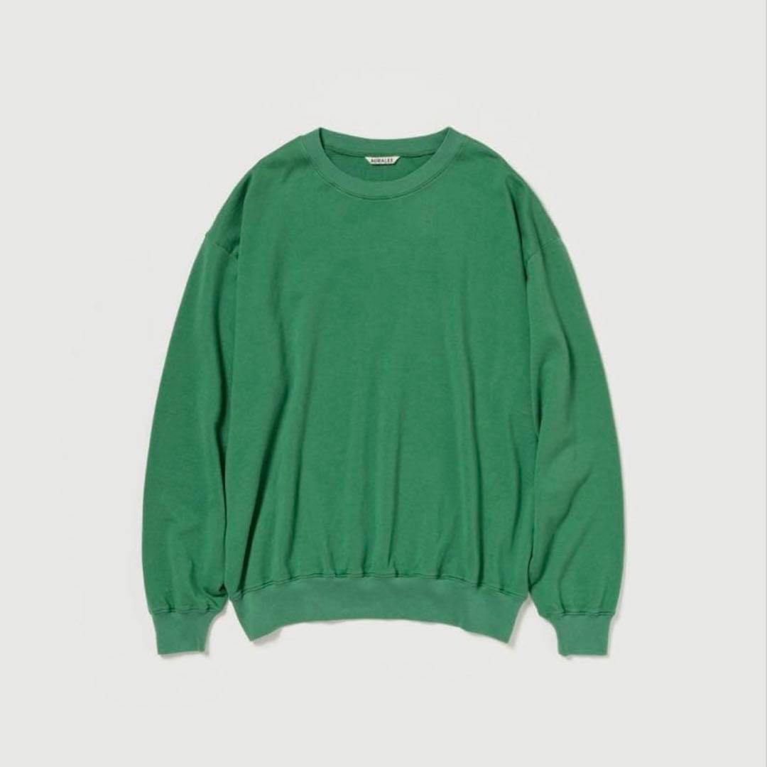 トップス AURALEE SUPER HIGH GAUGE SWEAT P/O SIZE4