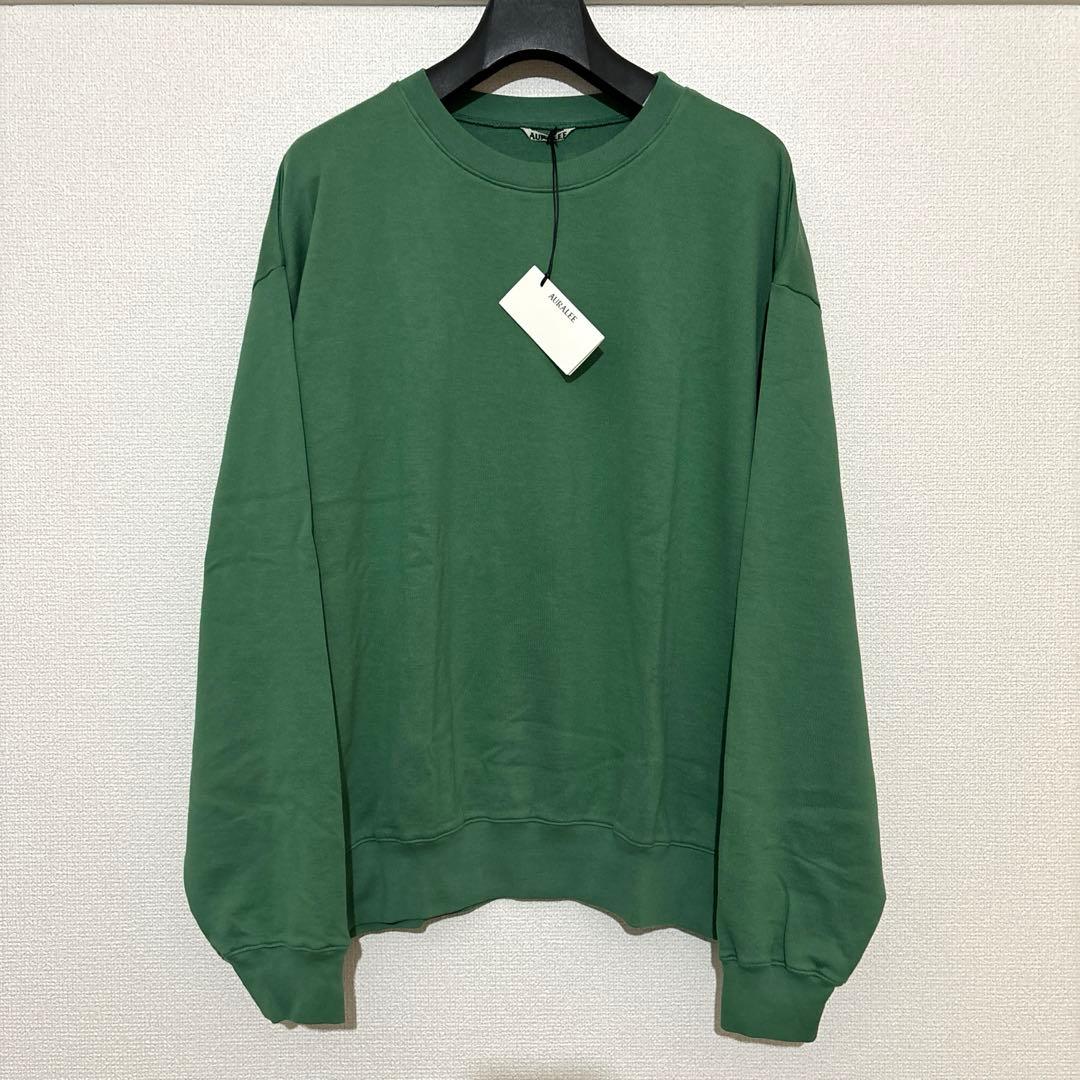トップス AURALEE SUPER HIGH GAUGE SWEAT P/O SIZE4