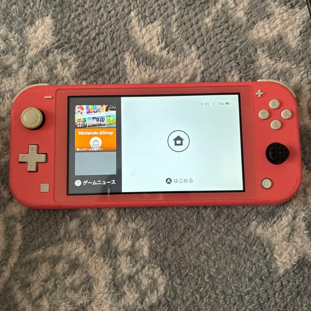 ジャンク品】Nintendo Switch Lite ピンク 本体