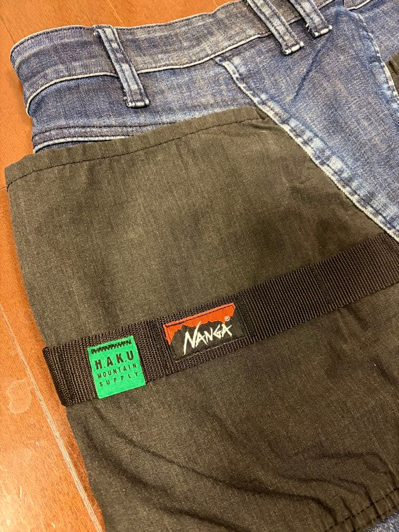NANGA×H.A.K.U ハンズフリー TAKIBIデニム M HK-S103