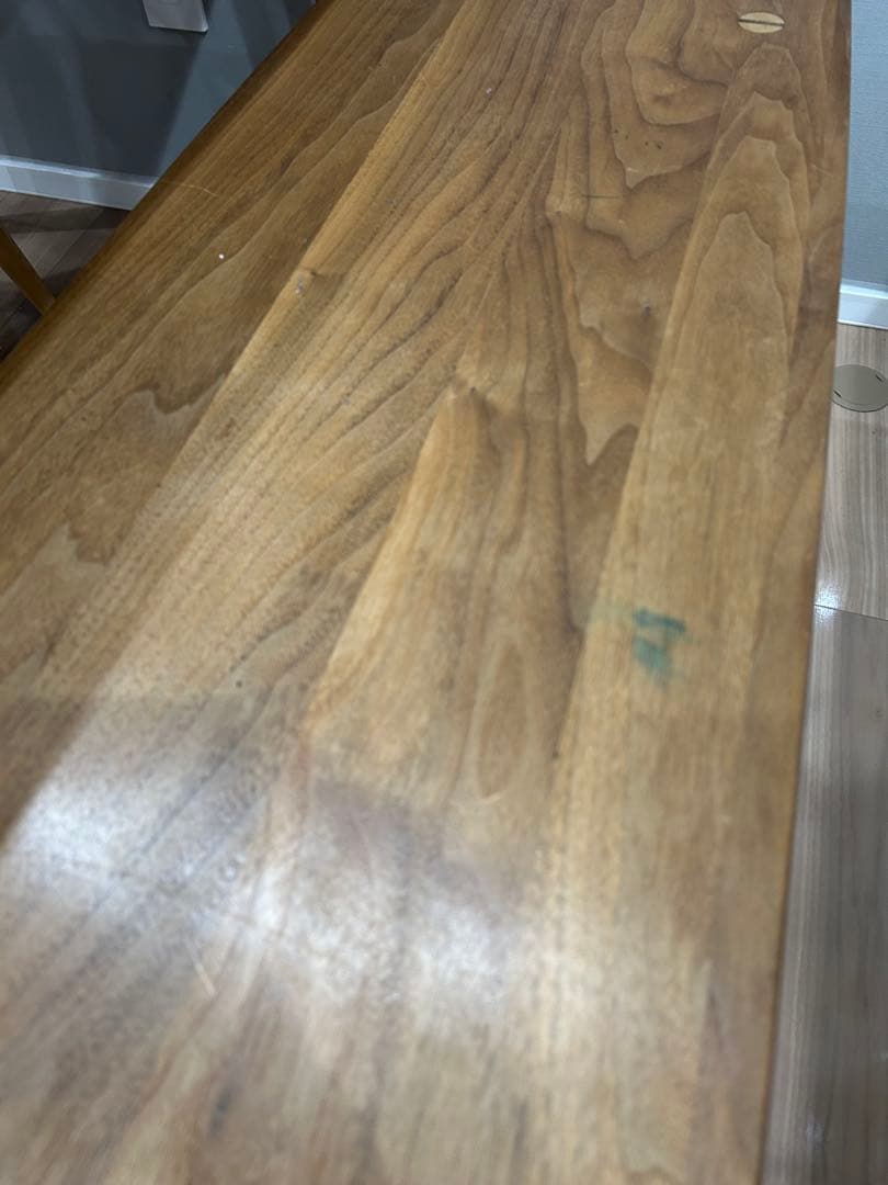 無垢材 ダイニングテーブル チェアセット約135cm x 約75cm