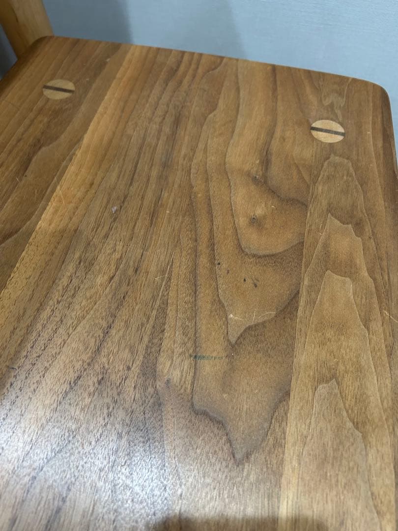 無垢材 ダイニングテーブル チェアセット約135cm x 約75cm