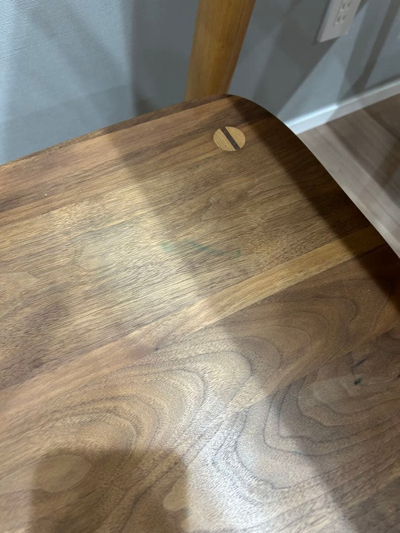 無垢材 ダイニングテーブル チェアセット約135cm x 約75cm