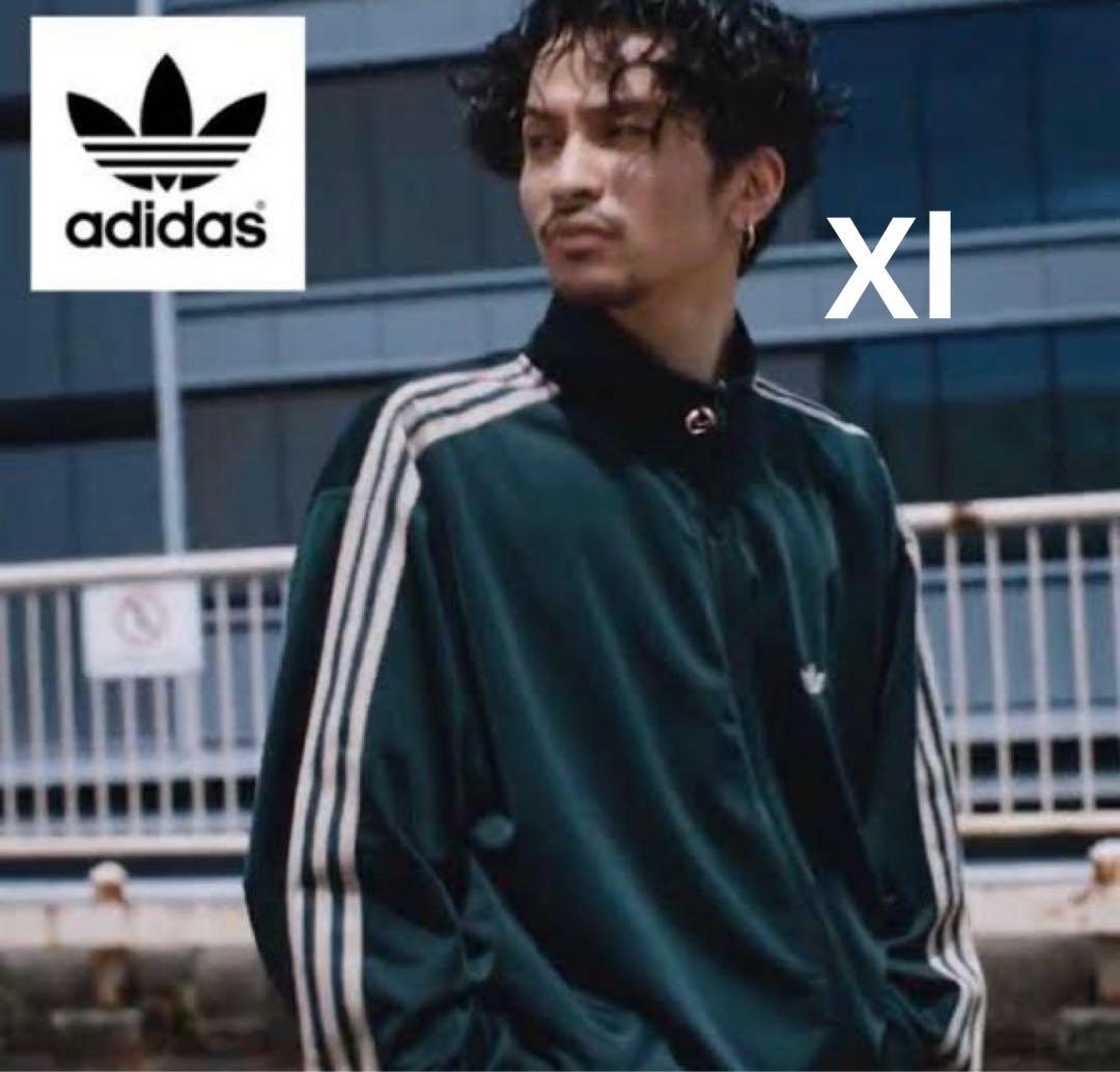 常田大希 adidas トラックジャケット 緑 ベッケンバウアー IN1001