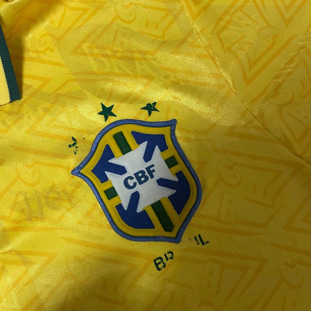 【希少】ブラジル代表 アンブロ 91年〜 Hユニフォーム Lサイズ