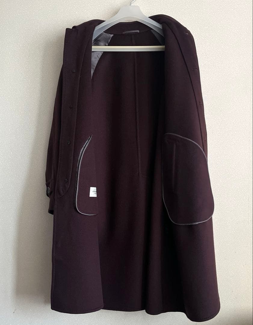 【上質】ステンカラーコート ダークブラウン チェスター ユナイテッドアローズ